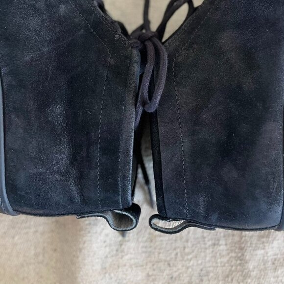 Dansko Woman's Black Suede Ellen Burnished Ankle Boots Sz 8.5 - 9 - Picture 6 of 13